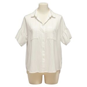 Madewell Ivory Button-Up Shirt